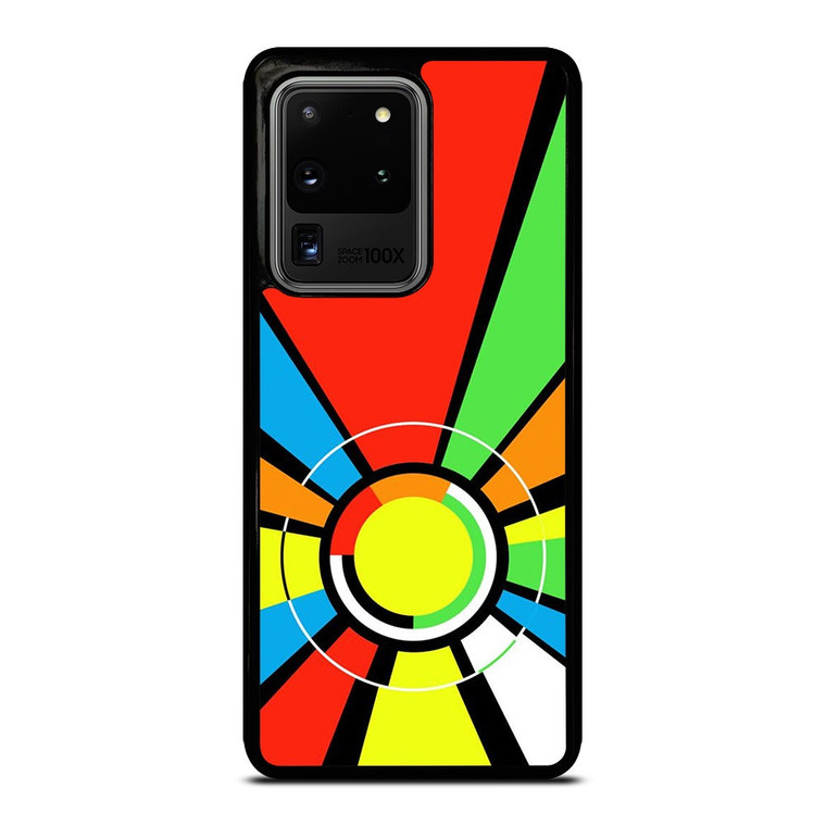 VALENTINO ROSSI VR46 HELMET PATTERN Samsung Galaxy S20 Ultra Case Cover