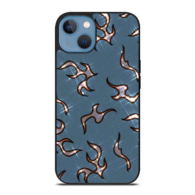 SHINY FIRE PATTERN iPhone 13 Case Cover