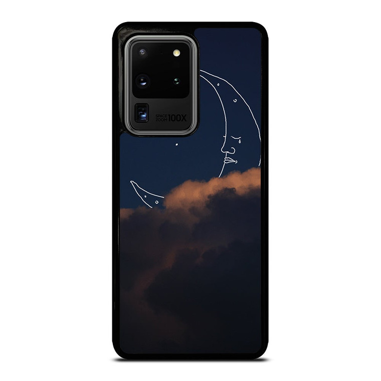 SAD CRESCENT MOON Samsung Galaxy S20 Ultra Case Cover