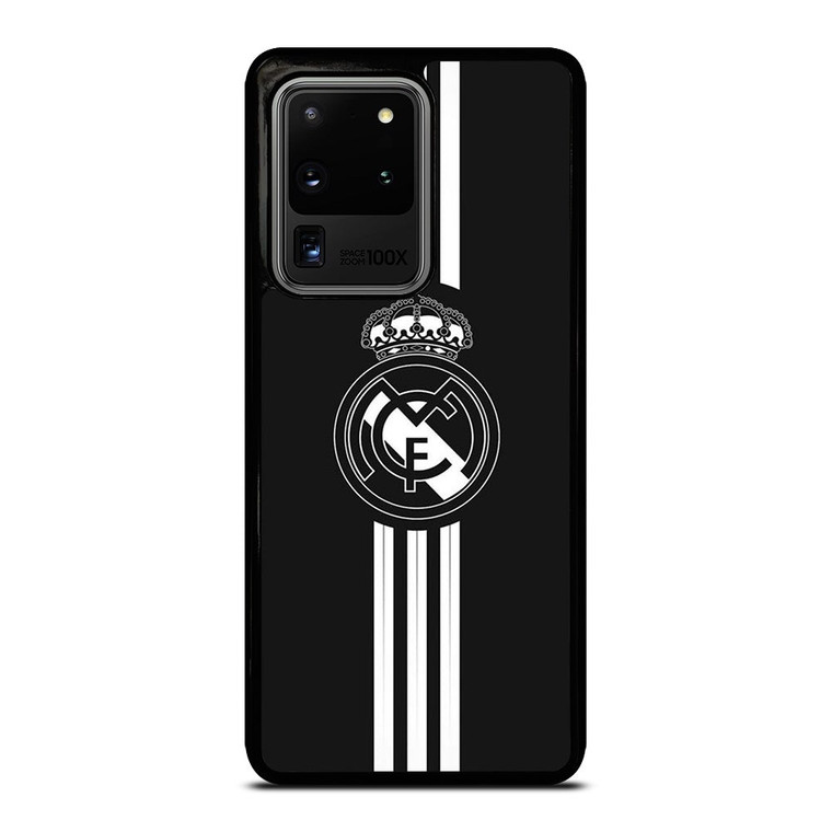 REAL MADRID FC BLACK LOGO Samsung Galaxy S20 Ultra Case Cover
