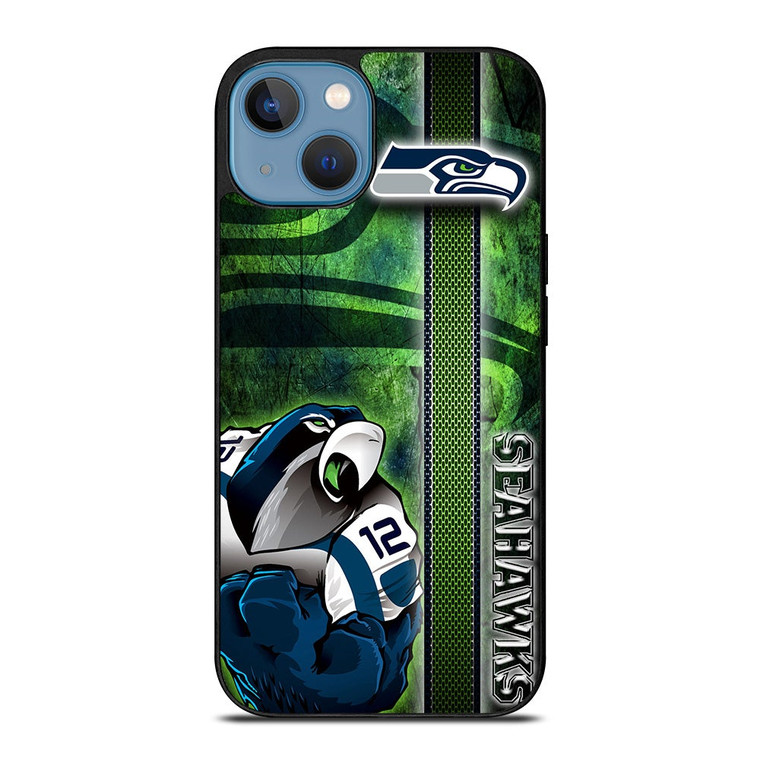 SEATTLE SEAHAWKS FOOTBALL iPhone 13 Case Cover