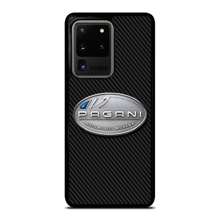 PAGANI AUTOMOBILI CARBON LOGO Samsung Galaxy S20 Ultra Case Cover PAGANI AUTOMOBILI CARBON LOGO Samsung Galaxy S20 Ultra Case Cover