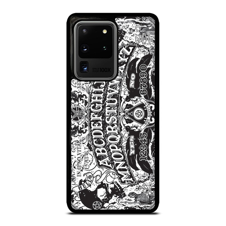 OUIJA BOARD BLACK AND WHITE Samsung Galaxy S20 Ultra Case Cover