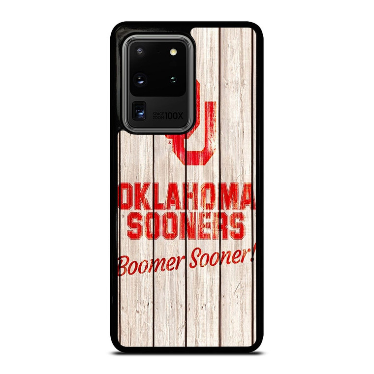 OKLAHOMA SOONERS WOODEN LOGO Samsung Galaxy S20 Ultra Case Cover