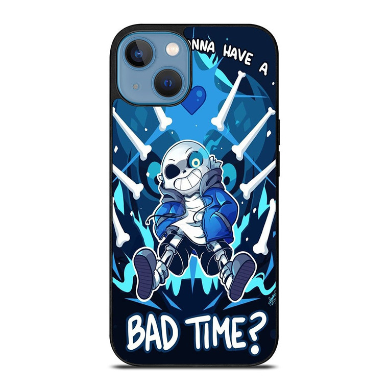 SANS UNDERTALE BAD TIME 2 iPhone 13 Case Cover
