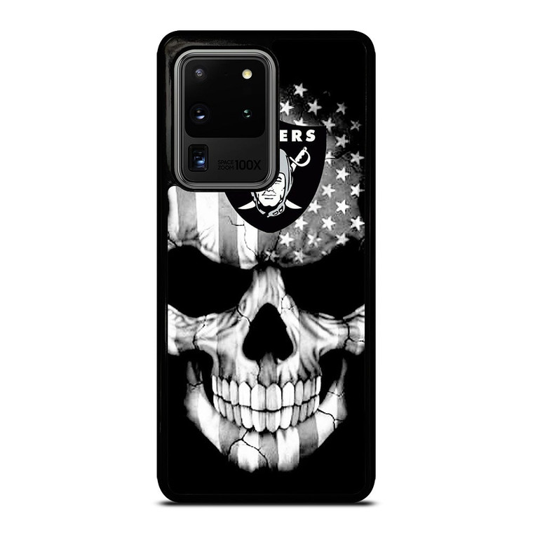 OAKLAND RAIDERS SKULL Samsung Galaxy S20 Ultra Case Cover