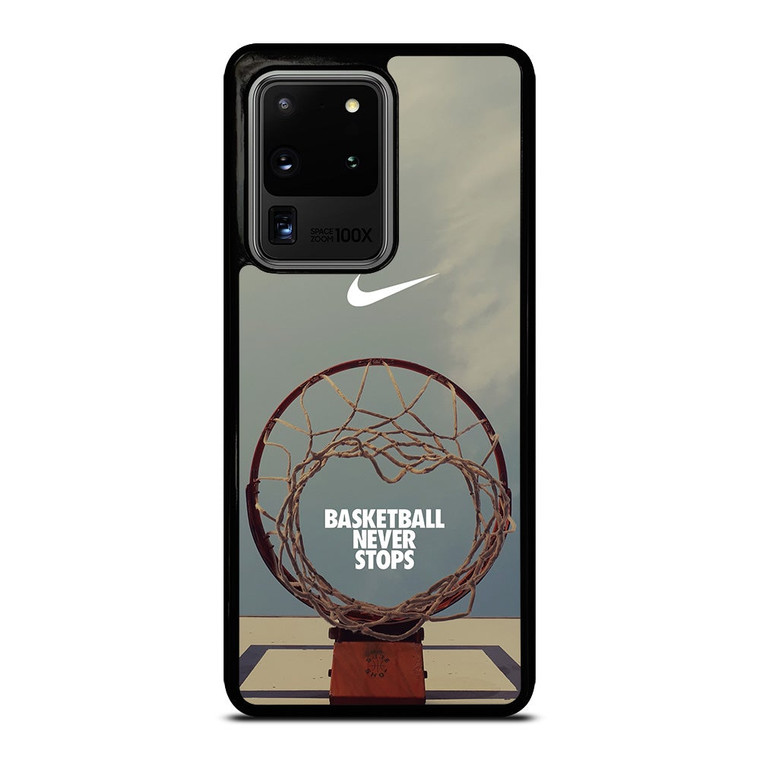 NIKE BASKETBALL NEVER STOPS RING Samsung Galaxy S20 Ultra Case Cover