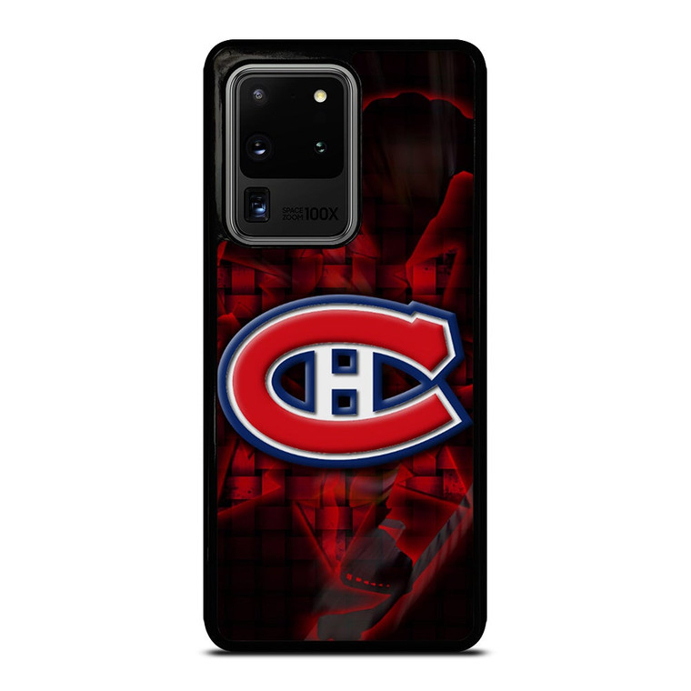 MONTREAL CANADIENS RED GLOW SYMBOL Samsung Galaxy S20 Ultra Case Cover