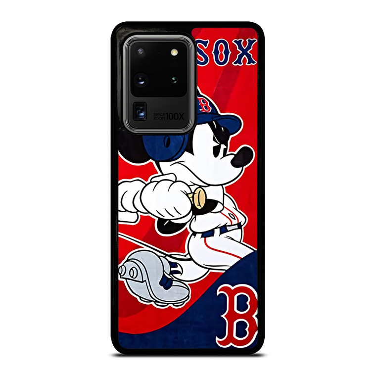 MICKEY MOUSE BOSTON RED SOX Samsung Galaxy S20 Ultra Case Cover