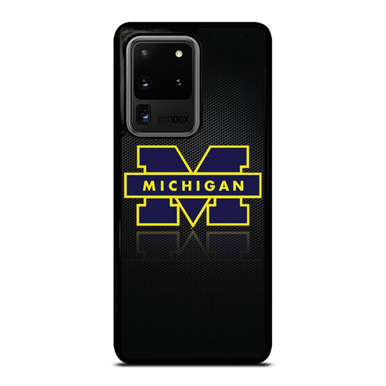 MICHIGAN WOLVERINES METAL LOGO Samsung Galaxy S20 Ultra Case Cover