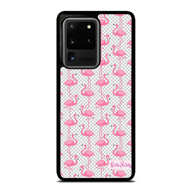 LILLY PULITZER FLAMINGO PATTERN Samsung Galaxy S20 Ultra Case Cover