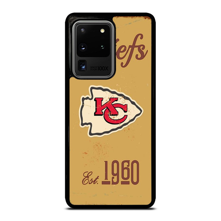 KANSAS CITY CHIEFS RUSTY LOGO Samsung Galaxy S20 Ultra Case Cover