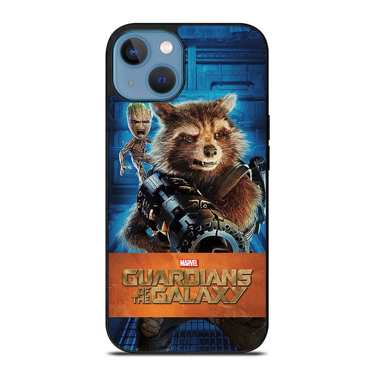 ROCKET RACCOON AND GROOT iPhone 13 Case Cover