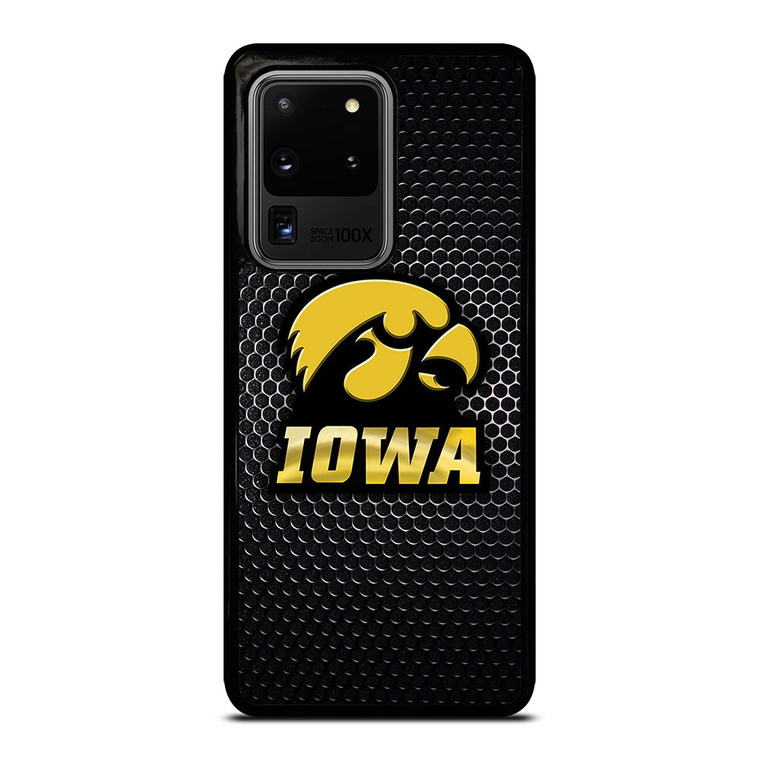 IOWA HAWKEYES METAL LOGO Samsung Galaxy S20 Ultra Case Cover