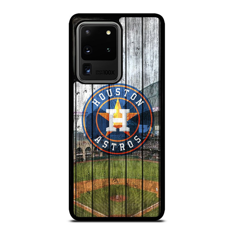 HOUSTON ASTROS WOODEN LOGO Samsung Galaxy S20 Ultra Case Cover