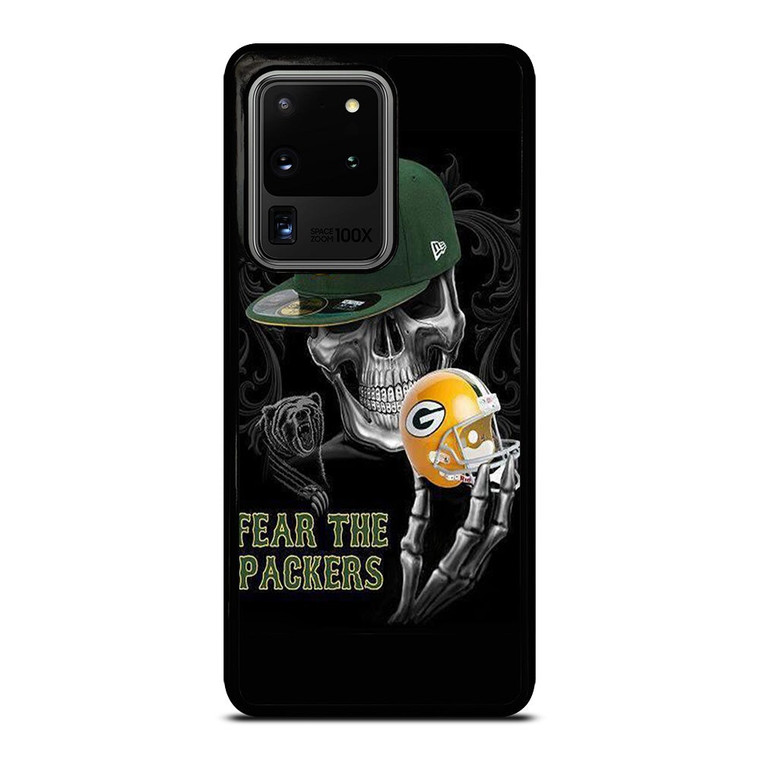 GREEN BAY PACKERS SKULL Samsung Galaxy S20 Ultra Case Cover