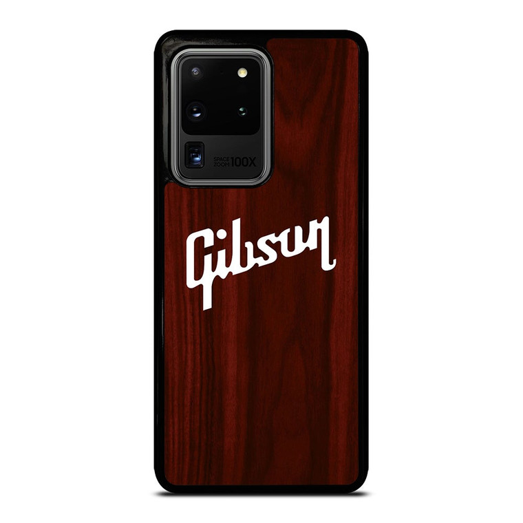 GIBSON GUITAR WOODEN LOGO Samsung Galaxy S20 Ultra Case Cover