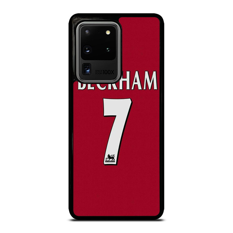 DAVID BECKHAM JERSEY MANCHESTER UNITED Samsung Galaxy S20 Ultra Case Cover