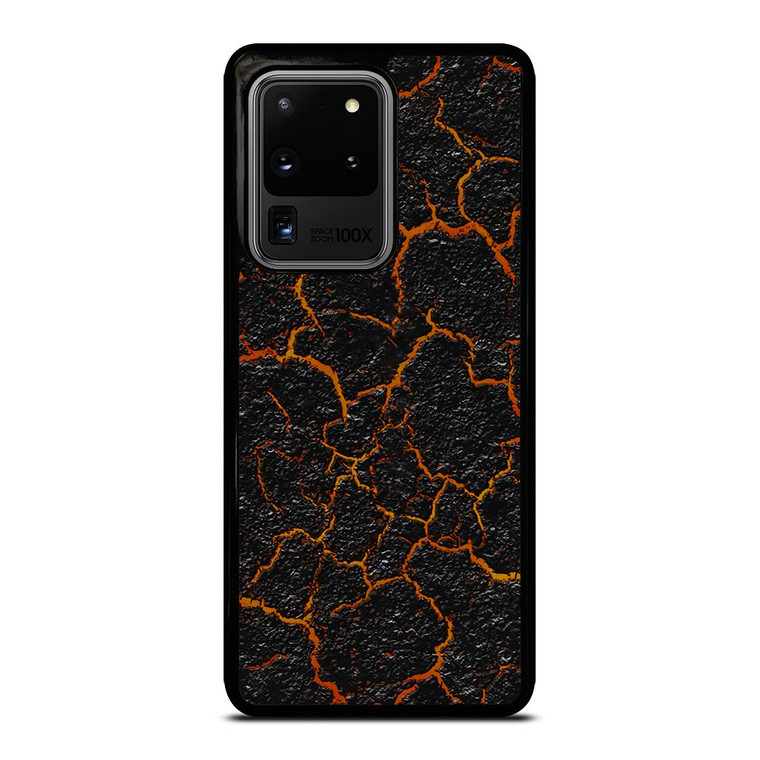 CRACKED LAVA TEXTURE Samsung Galaxy S20 Ultra Case Cover
