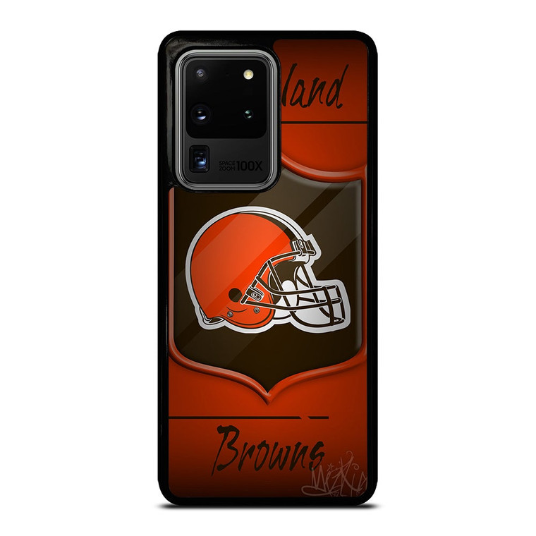 CLEVELAND BROWNS HELMET LOGO Samsung Galaxy S20 Ultra Case Cover
