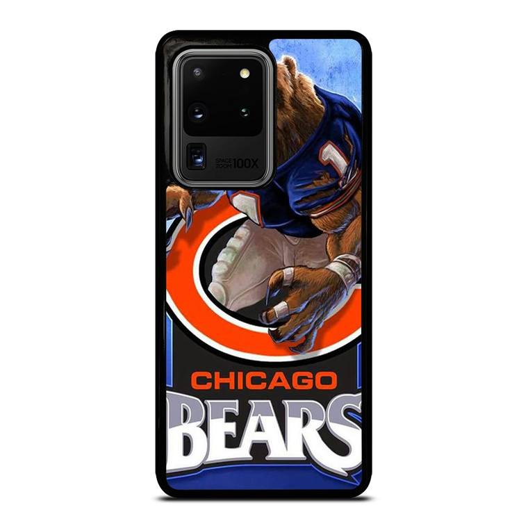 CHICAGO BEARS MASCOT LOGO Samsung Galaxy S20 Ultra Case Cover
