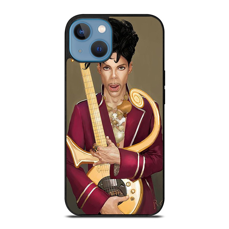 PRINCE PURPLE IN MEMORIAM AND GUITAR iPhone 13 Case Cover