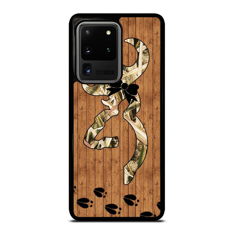 BROWNING WOODEN LOGO Samsung Galaxy S20 Ultra Case Cover