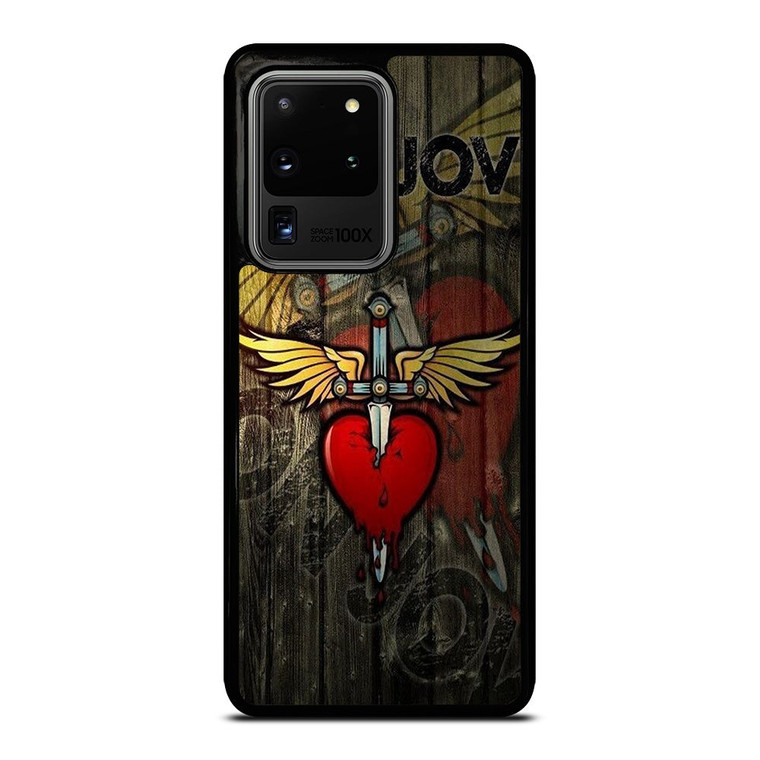 BON JOVI WOODEN LOGO Samsung Galaxy S20 Ultra Case Cover