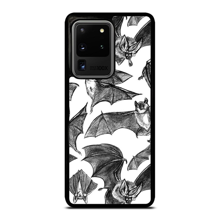 BAT HAND DRAWING PATTERN Samsung Galaxy S20 Ultra Case Cover