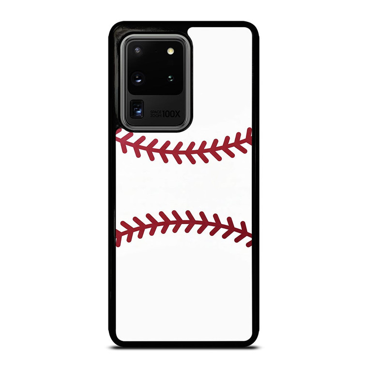 BASEBALL RED STITCHING Samsung Galaxy S20 Ultra Case Cover