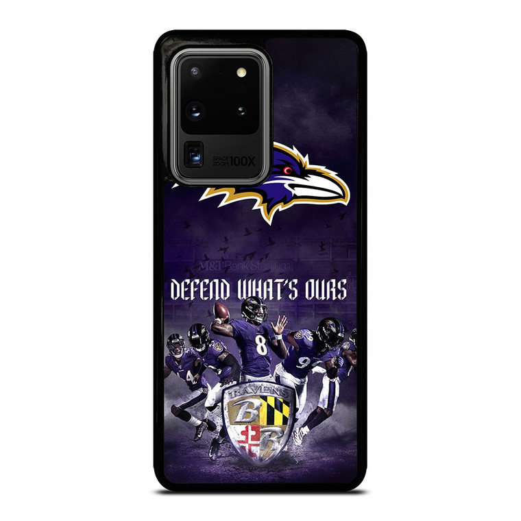 BALTIMORE RAVENS FOOTBALL TEAM Samsung Galaxy S20 Ultra Case Cover