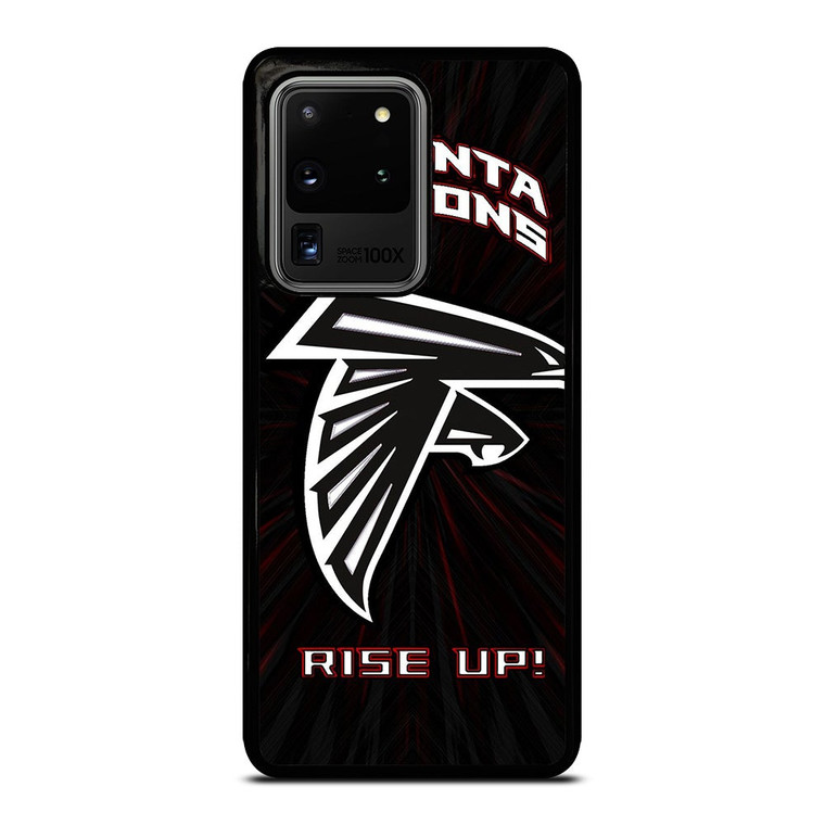 ATLANTA FALCONS RISE UP LOGO Samsung Galaxy S20 Ultra Case Cover