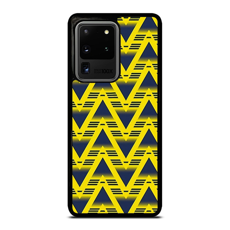 ARSENAL YELLOW RETRO PATTERN Samsung Galaxy S20 Ultra Case Cover