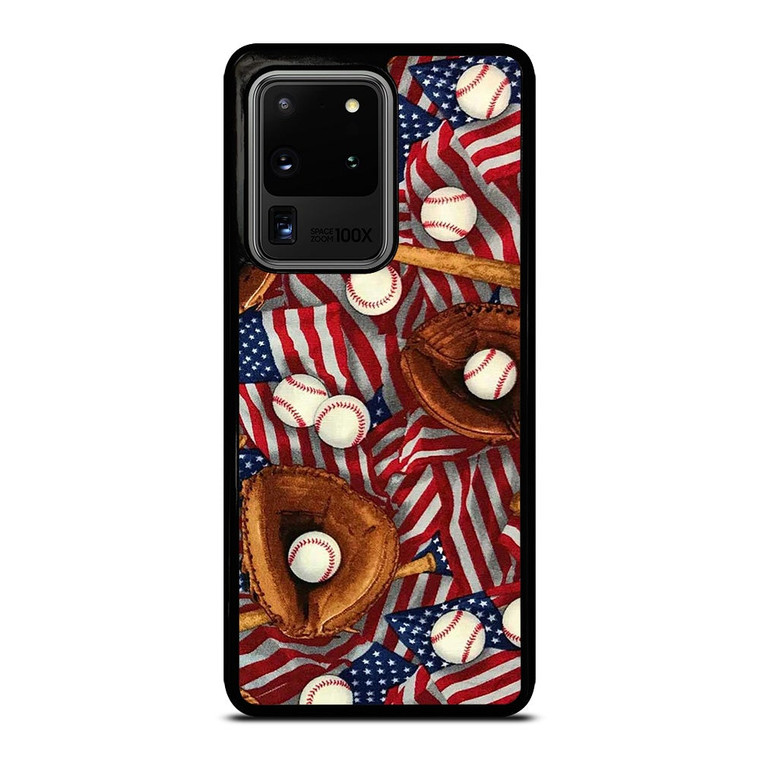 AMERICAN BASEBALL ABSTRACT Samsung Galaxy S20 Ultra Case Cover
