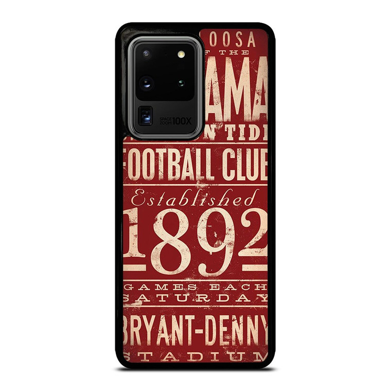 ALABAMA CRIMSON TIDE FOOTBALL CLUB 1892 Samsung Galaxy S20 Ultra Case Cover
