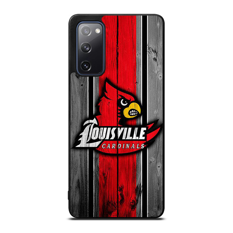 UNIVERSITY OF LOUISVILLE WOODEN LOGO Samsung Galaxy S20 FE Case Cover