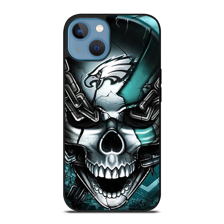 PHILADELPHIA EAGLES SKULL LOGO iPhone 13 Case Cover