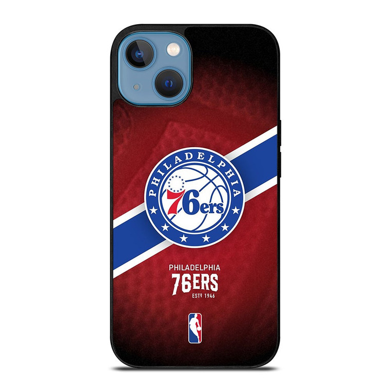 PHILADELPHIA 76ERS NBA TEAM LOGO iPhone 13 Case Cover