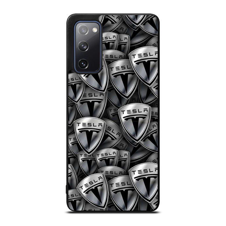 TESLA METAL LOGO COLLAGE Samsung Galaxy S20 FE Case Cover
