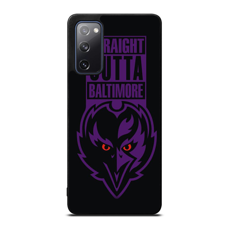 STRAIGHT OUTTA BALTIMORE BALTIMORE RAVENS Samsung Galaxy S20 FE Case Cover