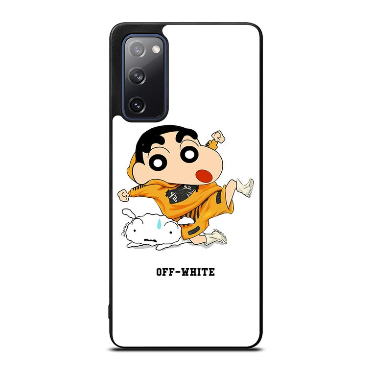 SHIN CHAN X OFF WHITE Samsung Galaxy S20 FE Case Cover