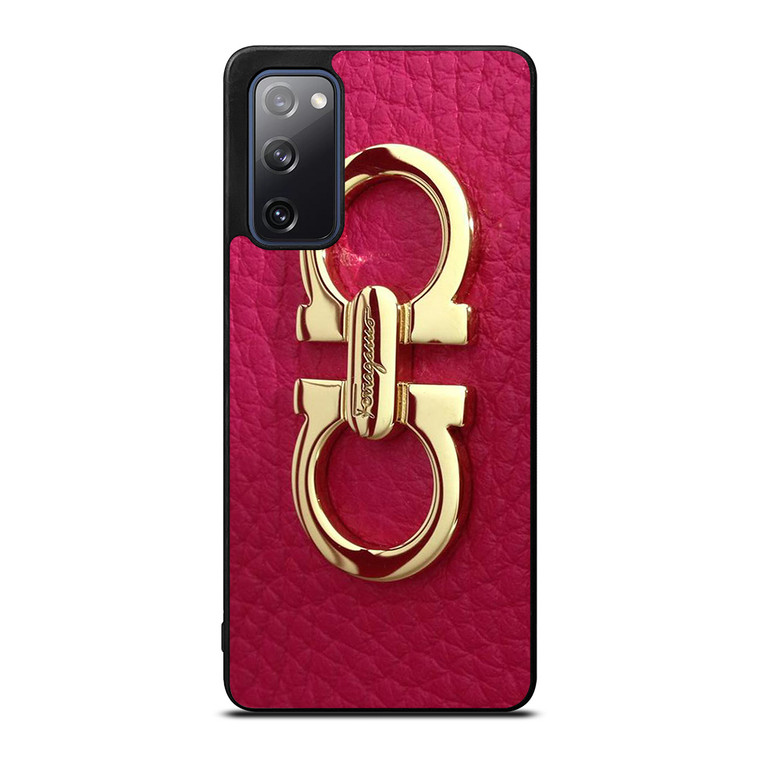 SALVATORE FERRAGAMO LOGO MAGENTA Samsung Galaxy S20 FE Case Cover
