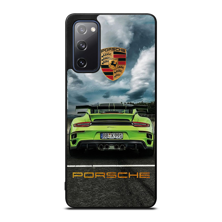 PORSCHE LOGO GREEN CAR Samsung Galaxy S20 FE Case Cover