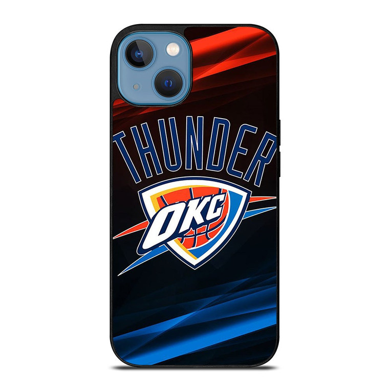 OKLAHOMA CITY THUNDER LOGO iPhone 13 Case Cover