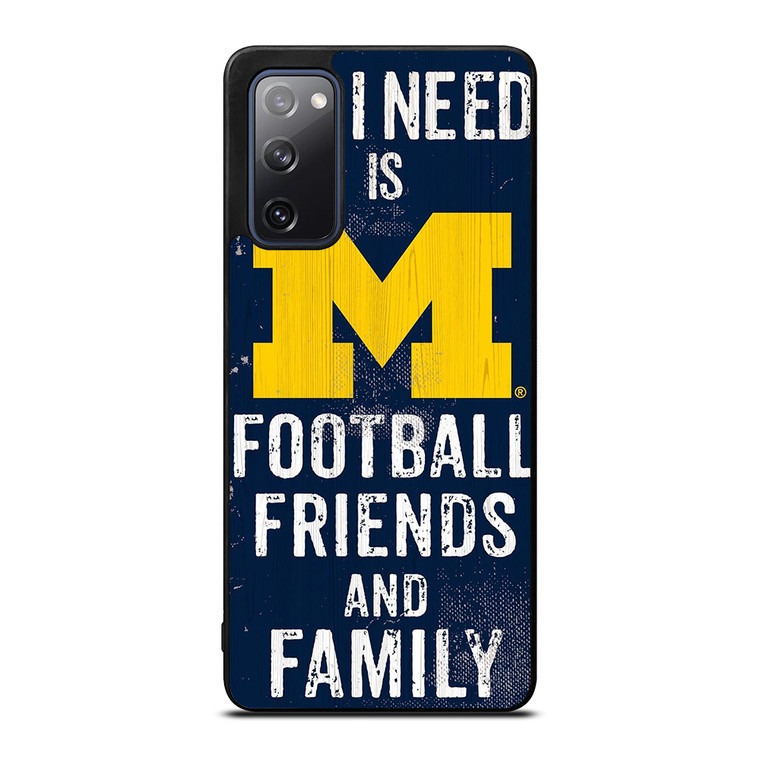 MICHIGAN WOLVERINES FOOTBALL QUOTES Samsung Galaxy S20 FE Case Cover