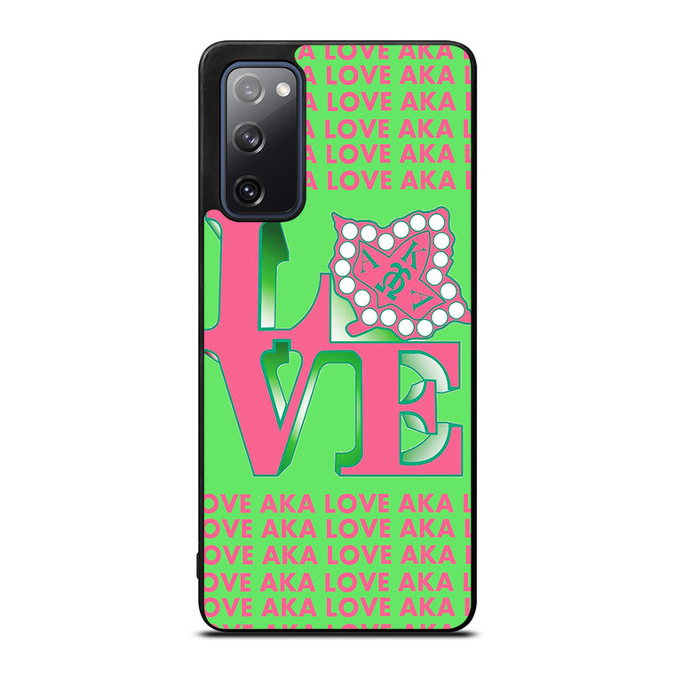 LOVE AKA PINK AND GREEN Samsung Galaxy S20 FE Case Cover