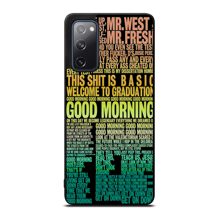 KANYE WEST RAPPER LYRICS Samsung Galaxy S20 FE Case Cover