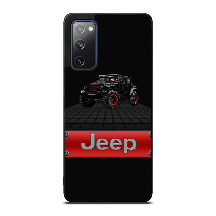JEEP WRANGLER BLACK LOGO Samsung Galaxy S20 FE Case Cover