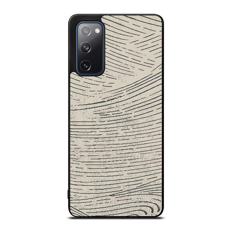 HAND DRAWING WAVES PATTERN Samsung Galaxy S20 FE Case Cover