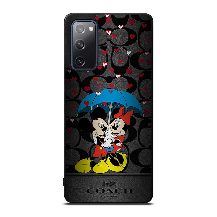 COACH NEW YORK MICKEY MINNIE MOUSE UMBRELLA Samsung Galaxy S20 FE Case Cover